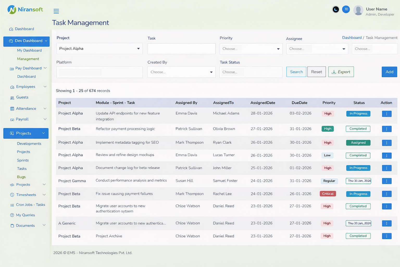Task Management